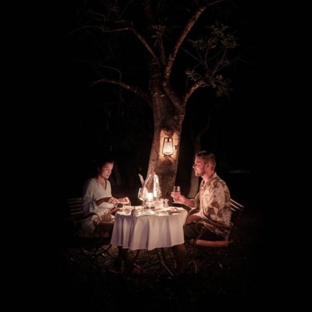 Unforgettable Dinner at Naserian Bush Camp